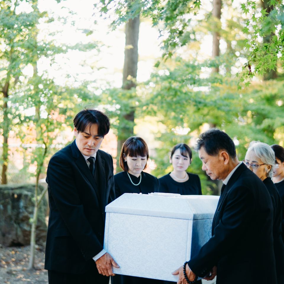 横浜市久保山斎場での火葬の様子